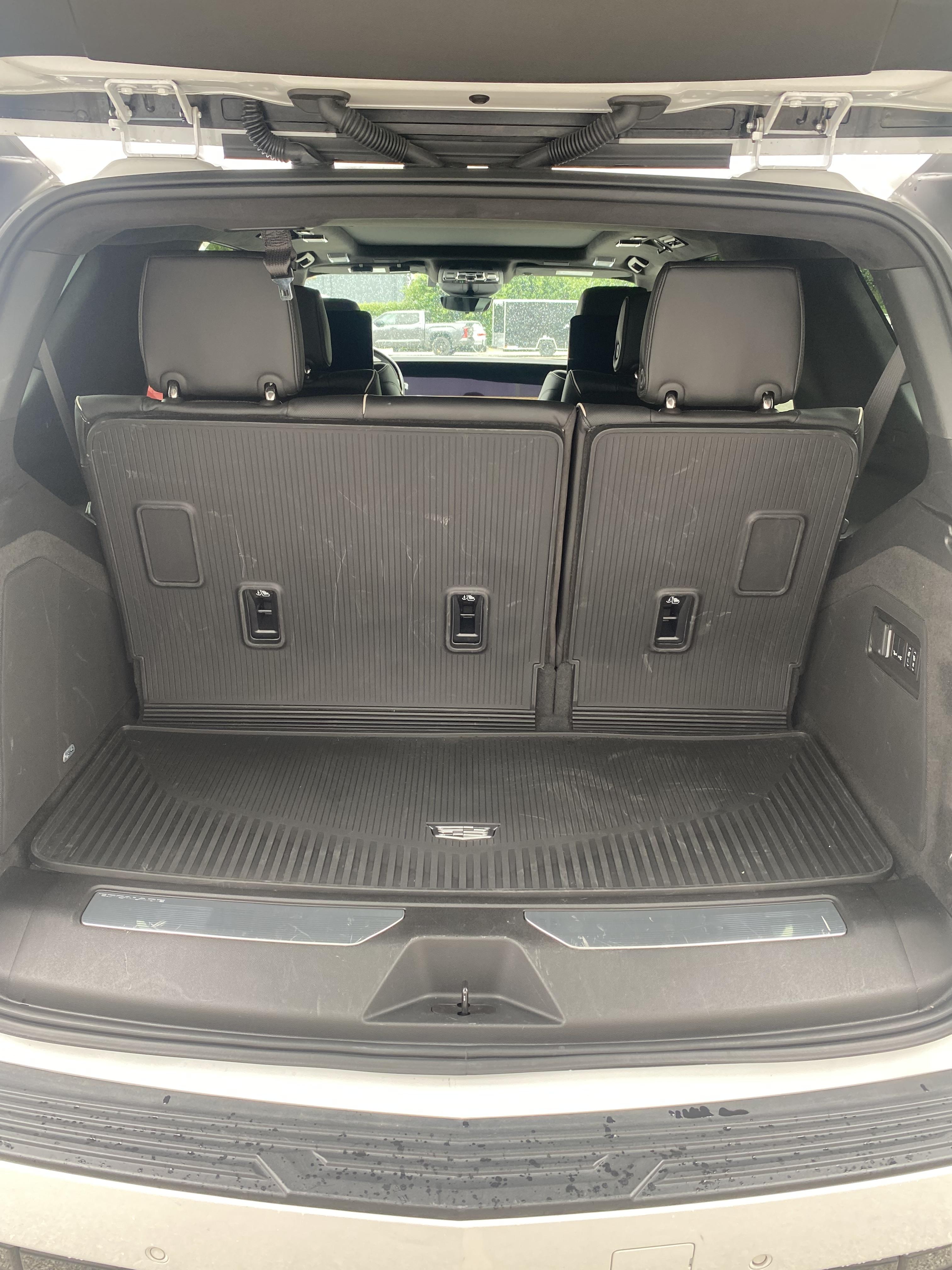Cadillac Escalade cargo area, freshly detailed